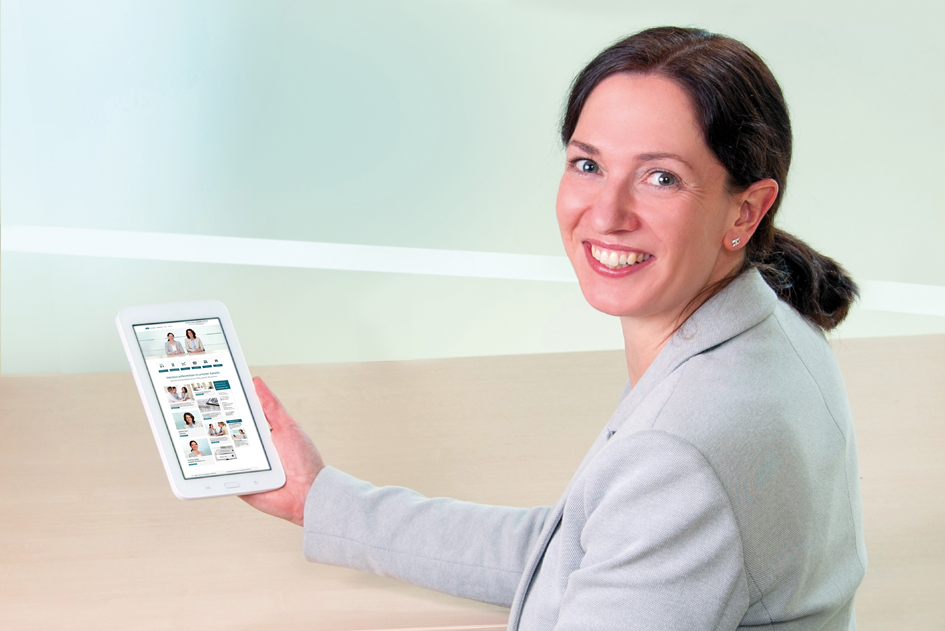 Links zu interessanten Webseiten Andrea Otten lächelt in die Kamera und freut sich über die neue Website